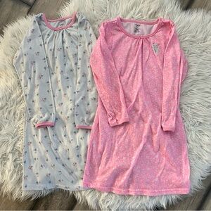 Kids Pajamas Set - Pink and Gray Floral